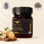 Bee Ulmo APF 200+ Radiance organic Ulmo honey jar with Platinum award medals